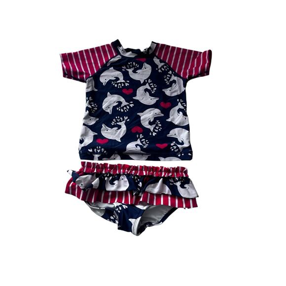 Hanna Andersson swim set rash guard - Picture 1 of 5